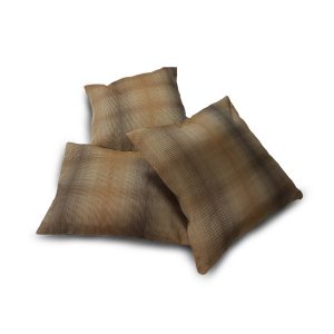 Комплект декоративних подушок Lumelle Pattern 40х40см 2шт 40х29см 1шт коричневі з блакитним (п_0680)