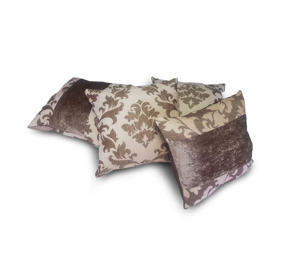 Комплект декоративних подушок Lumelle Damask 40х40см 3шт 40смх33см 1шт бежеві (п_0695)