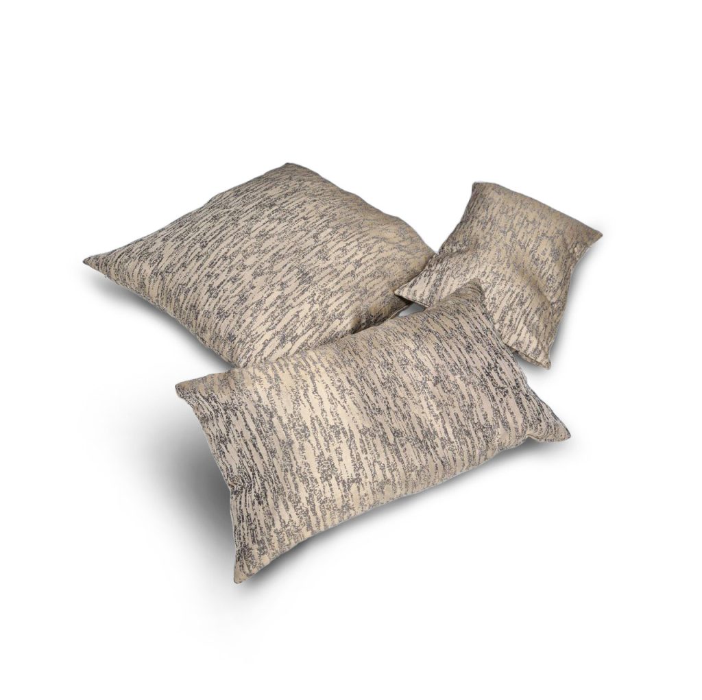 Комплект декоративних подушок Lumelle Texture 40х40см 1шт 40х22см 1шт 32х22см 1шт бежеві (п_0699)