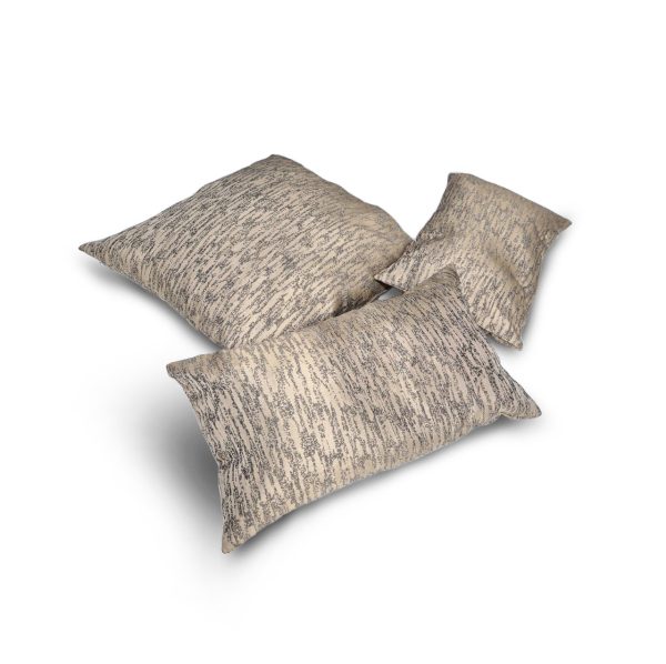 Комплект декоративних подушок Lumelle Texture 40х40см 1шт 40х22см 1шт 32х22см 1шт бежеві (п_0699)