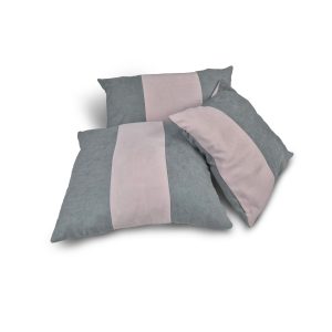 Комплект декоративних подушок Lumelle Simple 55х30см 1шт 40х40см 1шт 46х42см 1шт сірі з пудровим (п_0744)