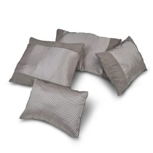 Комплект декоративних подушок Lumelle Geometric 55х37см-1шт 45х37см-1шт 36х28см-1шт 32х22см-1шт сірі (п_0746)