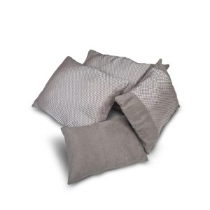 Комплект декоративних подушок Lumelle Geometric 55х37см-1шт 45х37см-1шт 36х28см-1шт 32х22см-1шт сірі (п_0746)
