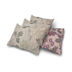 Комплект декоративних подушок Lumelle Flowers 45х32см-3шт 47х22см-1шт бежевий (п_0748)