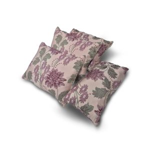 Комплект декоративних подушок Lumelle Flowers 45х32см-3шт 47х22см-1шт бежевий (п_0748)