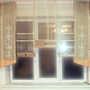 Комплект панельних фіранок Lumelle Арда 5шт карниз 200см зелений з пісочним (26_1п)