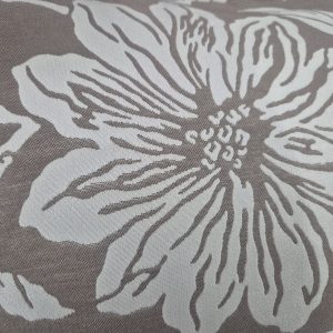 Комплект декоративних подушок Lumelle Flowers 50х32см 2шт коричневий з молочним (п_0758)