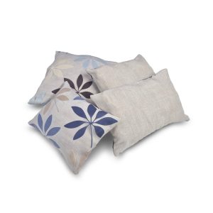 Комплект декоративних подушок Lumelle Flowers 4 шт, різнокольоровий (п_0762)