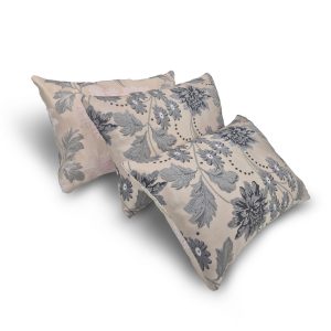 Комплект декоративних подушок Lumelle Flowers 45х32 см 3шт, сіро-бежевий (п_0780)