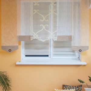 Комплект панельних фіранок Lumelle Креша карниз 150см молочний (24_5п)