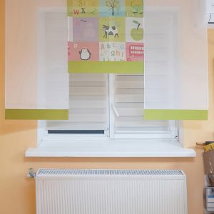 Комплект панельних фіранок Lumelle Kids 1,5м 3шт салатові (6_3п)