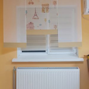 Комплект панельних фіранок Lumelle Paris 3шт карниз 140см бежевий (6_5п)