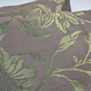 Комплект декоративних подушок Lumelle Flowers 50×33 см, 2 шт коричнево-зелений (п_0787)