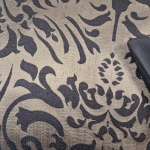 Комплект декоративних подушок Lumelle Damask 2шт 45х45см, 1шт 37х37см, коричневий з молочним і золотистим (п_0789)