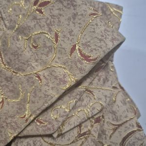Чохол для столових приборів Lumelle Venzel універсальний, 8х21см бежевий із золотом (1_1кх)
