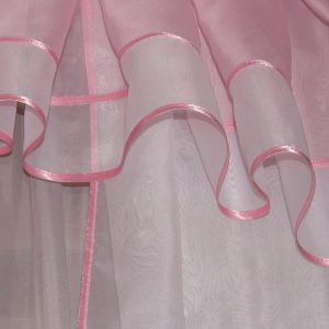Ламбрекен Lumelle Дуга карниз 200см ніжно рожевий з білим (70_7_2м)