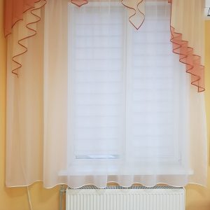 Ламбрекен Lumelle Прибій карниз 200см теракотовий з абрикосовим (75_2_2м)