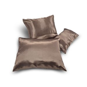 Комплект декоративних подушок Lumelle Flowers  44х34см 1шт, 42х37см 1шт, 40х23см 1шт, шоколадний (п_0795)