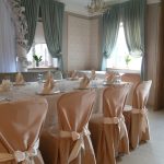 Текстильне оформлення банкетного залу ресторану “Берестьє”