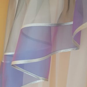 Ламбрекен Lumelle Simple карниз 200см фіолетовий з сірим (93_5пб)