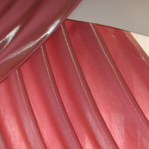 Жорсткий ламбрекен зі шторою Lumelle Ексклюзив на карниз 235-250см молочний з рожевим (16_3ж)