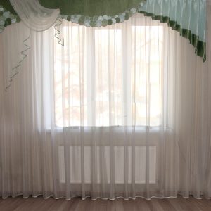 Жорсткий ламбрекен Lumelle Смайл 3м зелений з бірюзовим (25ж)