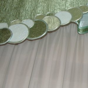 Жорсткий ламбрекен Lumelle Смайл 3м зелений з бірюзовим (25ж)