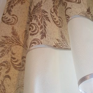 Жорсткий ламбрекен Lumelle Style 250 см, бежево-сріблястий (48_8ж)