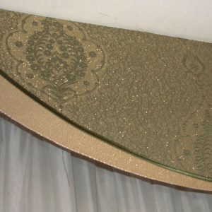 Жорсткий ламбрекен Lumelle Стайл Damask 2м зелений c салатовим (49_8ж)