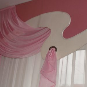 Жорсткий ламбрекен Lumelle Чайка 270см рожевий (70ж)