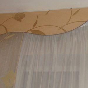 Жорсткий ламбрекен Lumelle Каскад Flowers 2м салатовий (122_8ж)