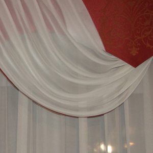 Жорсткий ламбрекен Lumelle Damask  2м Теракотовий (140_4ж)