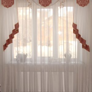 Жорсткий ламбрекен Lumelle Damask  2м рожевий (141_3ж)