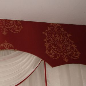 Жорсткий ламбрекен Lumelle Damask 3м Теракотовий (142_4ж)