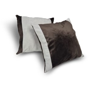 Комплект декоративних подушок Lumelle Velvet 40×40 см, 2 шт, коричнево-бежевий  (п_0800)