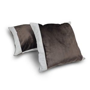 Комплект декоративних подушок Lumelle Velvet 40×40 см, 2 шт, коричнево-бежевий  (п_0800)