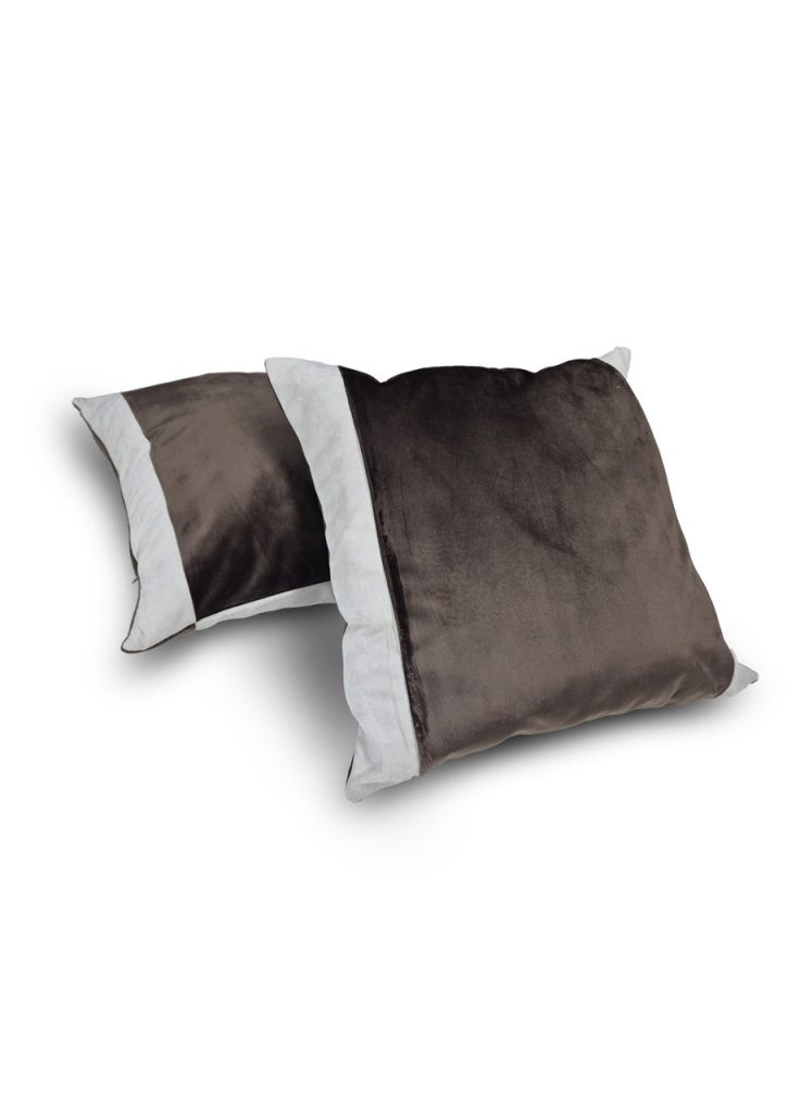 Комплект декоративних подушок Lumelle Velvet 40×40 см, 2 шт, коричнево-бежевий  (п_0800)