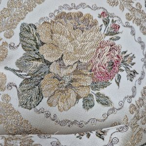 Комплект декоративних подушок Lumelle Flowers 38х38см 2шт 38х27см 1шт бежевий з коричневим і сірим  (п_0804)