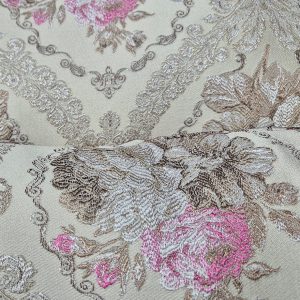 Комплект декоративних подушок Lumelle Flowers 38х38см 3шт  бежевий з коричневим і золотистим  (п_0806)