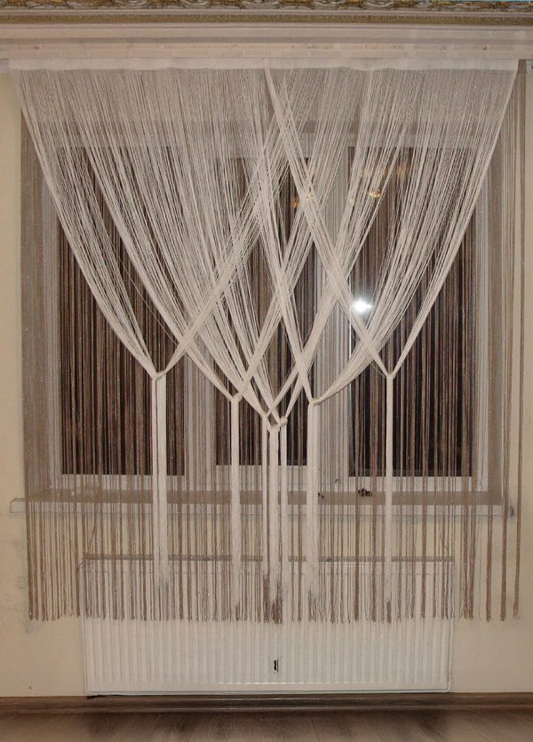 Нитки Lumelle карниз 200см молочний з бежевим (30_2к)
