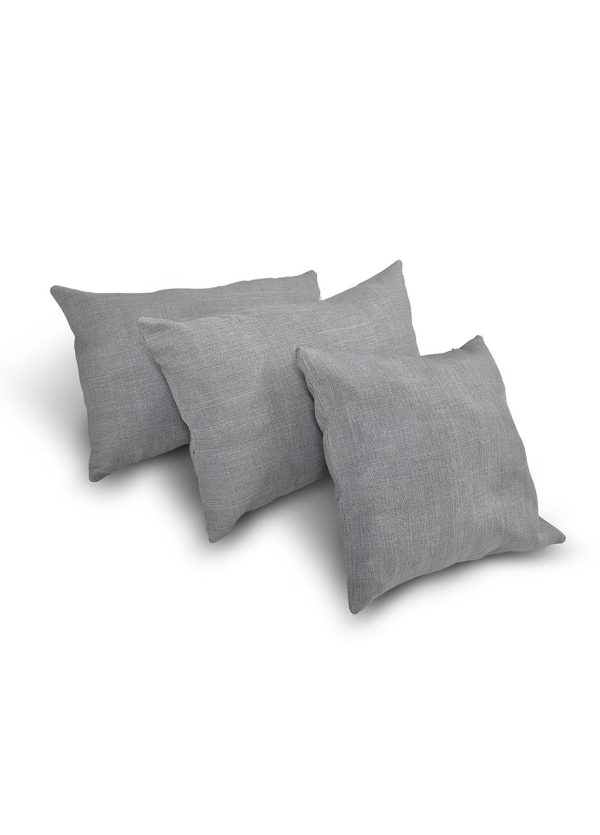 Комплект декоративних подушок Lumelle Simple  45х30см 2шт, 31×31см 1шт  сірий  (п_0813)
