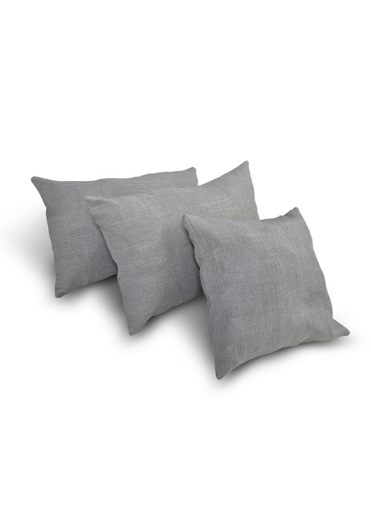 Комплект декоративних подушок Lumelle Simple  45х30см 2шт, 31×31см 1шт  сірий  (п_0813)