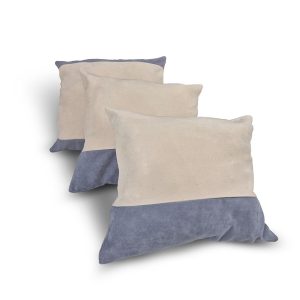 Комплект декоративних подушок Lumelle Simple  41х38см 3шт  сірий і молочний (п_0818)