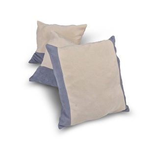 Комплект декоративних подушок Lumelle Simple  41х38см 3шт  сірий і молочний (п_0818)