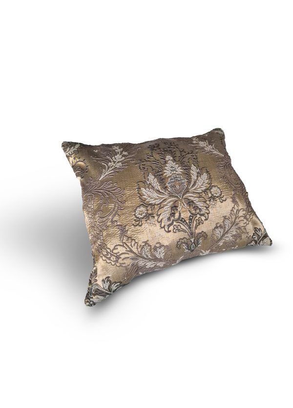 Подушка декоративна Lumelle Damask 40х35см 1шт золотий з бежевим (п_0827)