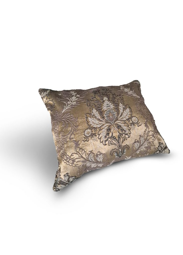 Подушка декоративна Lumelle Damask 40х35см 1шт золотий з бежевим (п_0827)