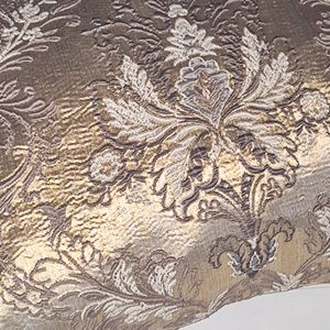 Подушка декоративна Lumelle Damask 40х35см 1шт золотий з бежевим (п_0827)
