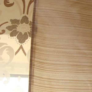 Комплект панельних штор і тюль Lumelle 7шт карниз 250см оливкові (21_3т)