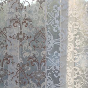 Комплект панельних штор і тюль Lumelle 7шт карниз 250см оливкові (21_3т)