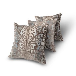 Комплект декоративних подушок Lumelle Damask 32х32см 3шт   бежевий (п_0833)